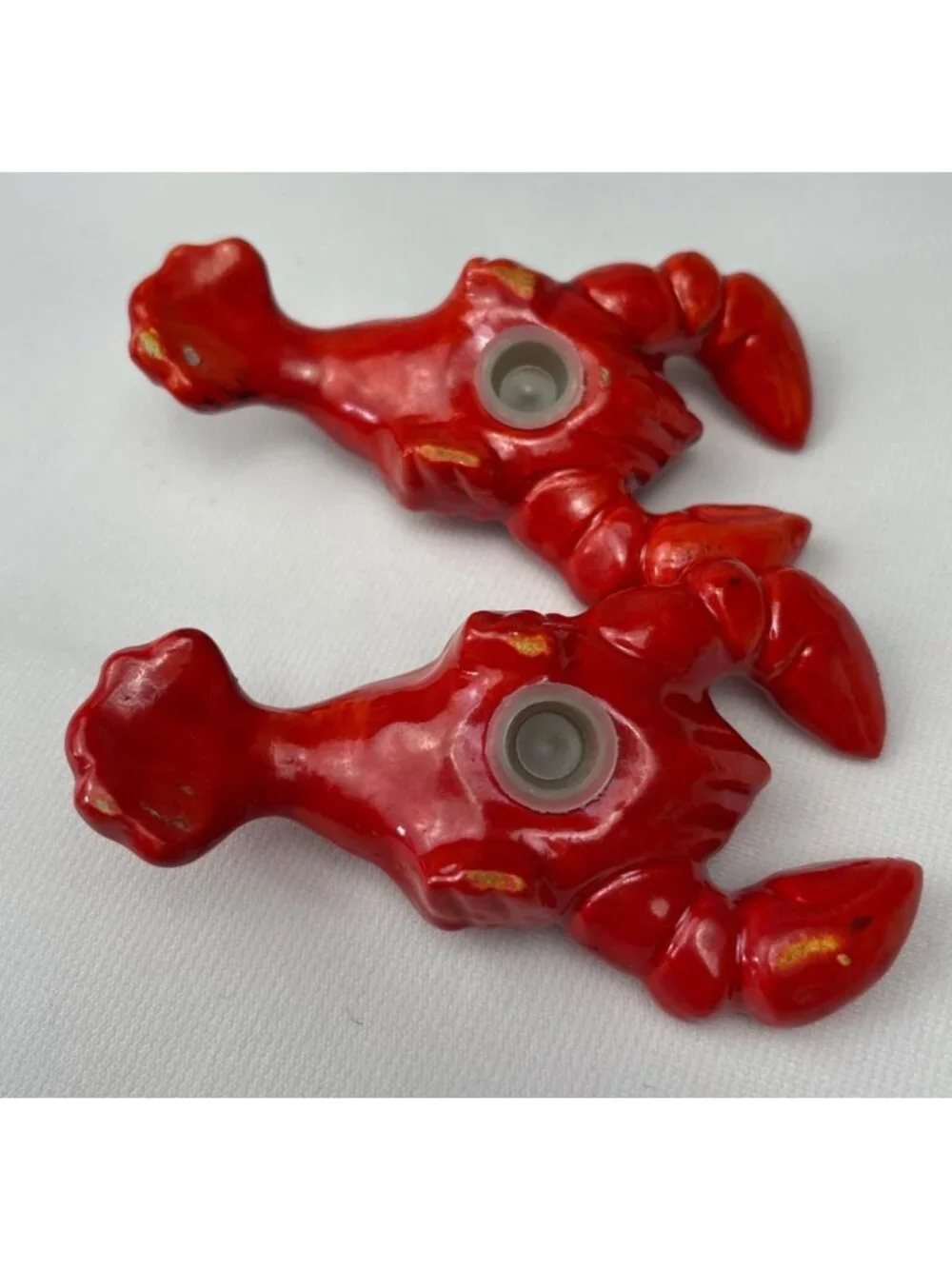 Red Lobster Salt & Pepper Shakers Ceramic Japan Decorative Vintage